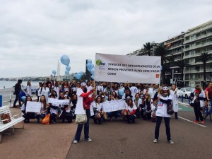 Manif des orthos à Nice le 11 Novembre 2015